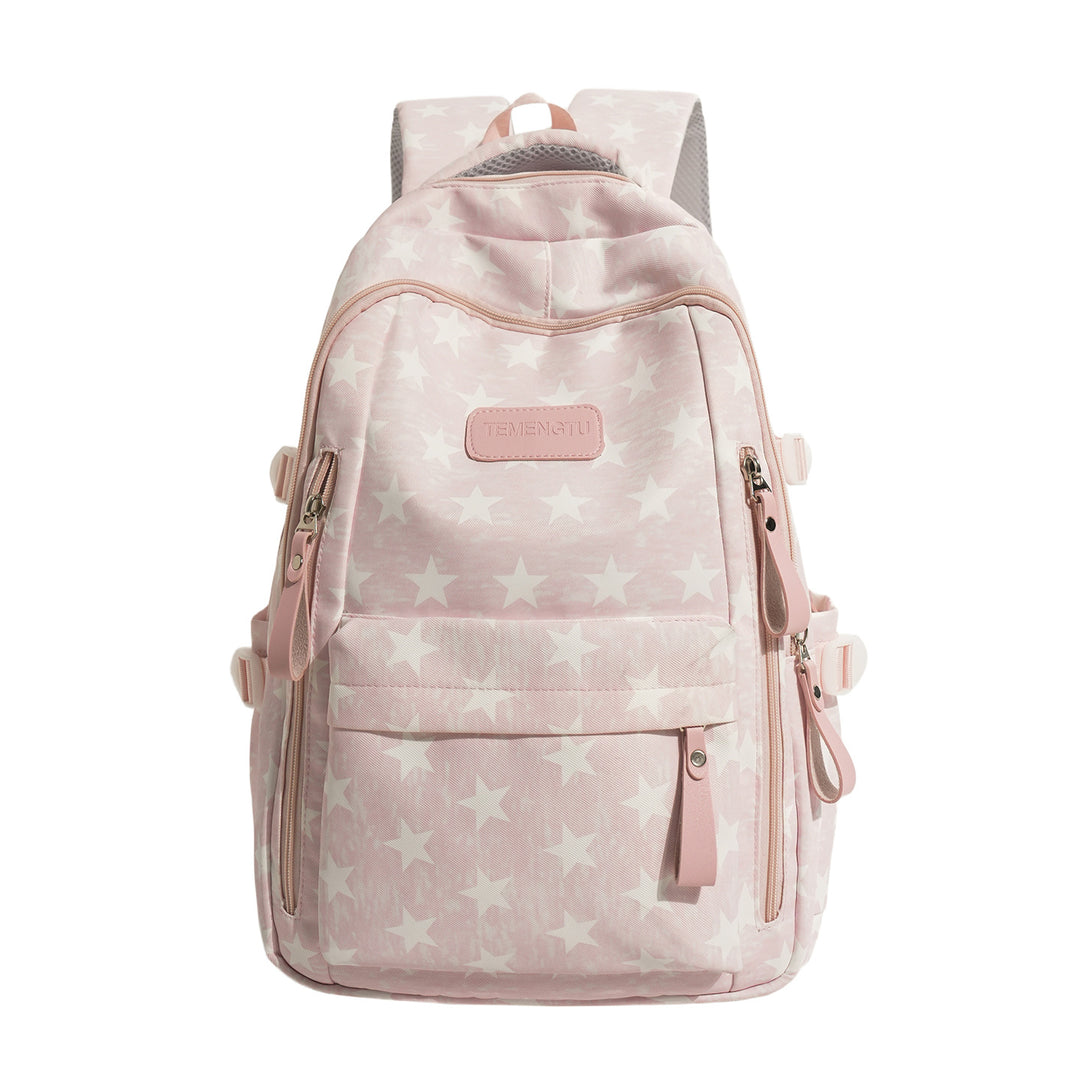 Trendy Star-Print School Backpack Stornfield