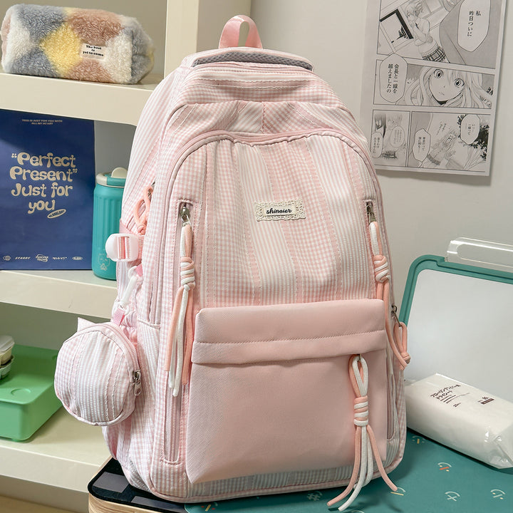 Multi-Functional Striped Backpack Stornfield