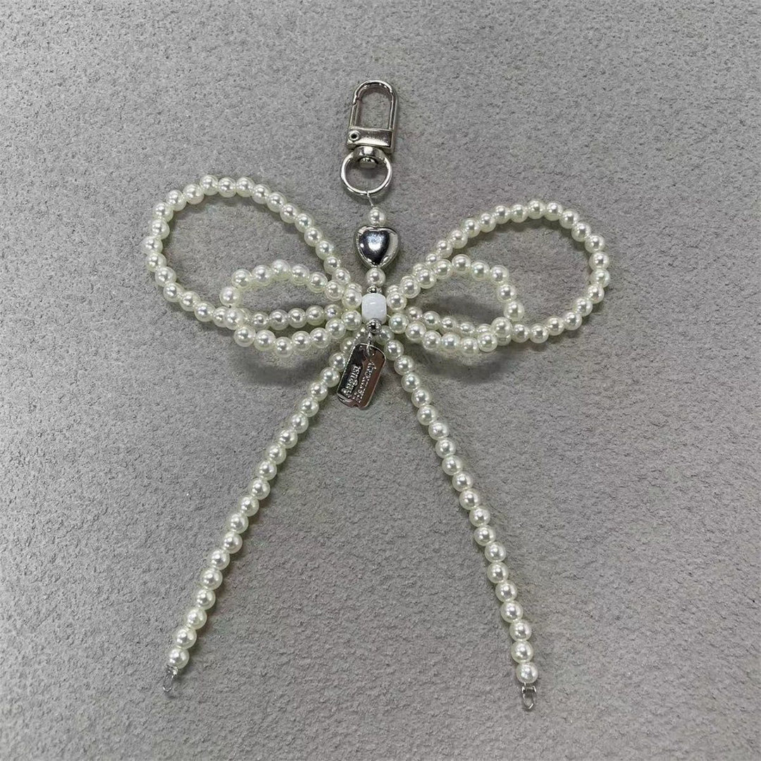Decorative Beaded Bow Keychain Stornfield 1790135272