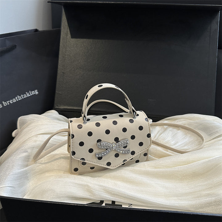 Stylish Polka Dot Handbag