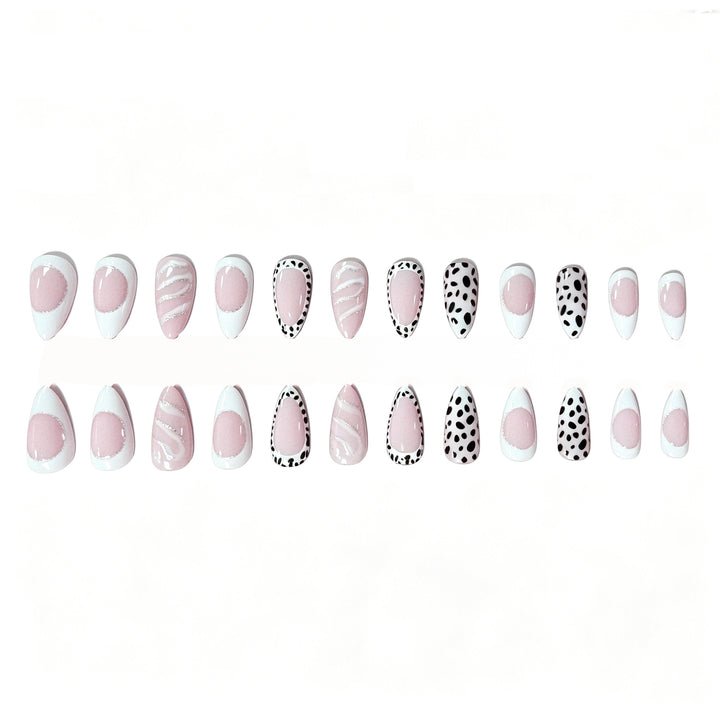 Artistic Almond-Shaped Nail Art Extensions Stornfield