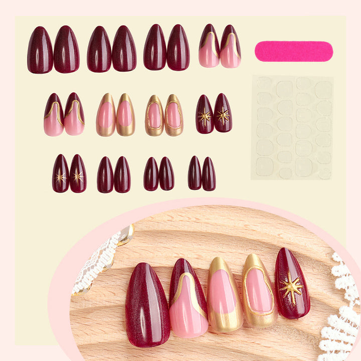 Artificial Nail Design Set with Luxurious Glamour Stornfield
