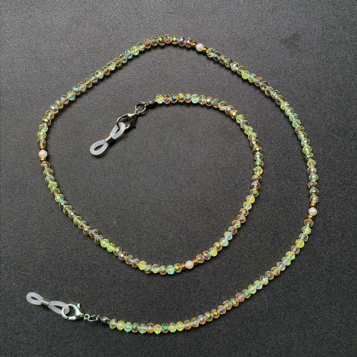 Elegant glasses holder chain with colorful beads Stornfield