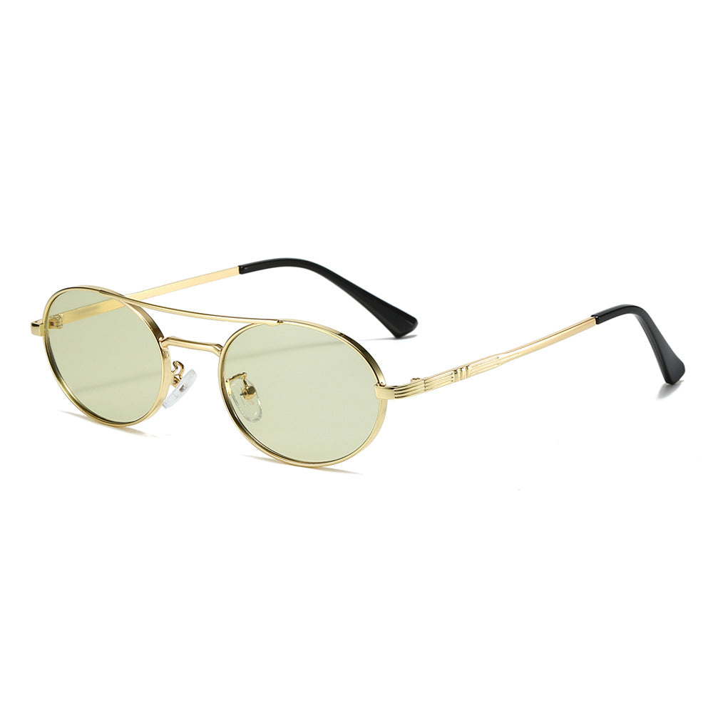 Women's Fashion Oval Sunglasses in Minimalist Design Stornfield