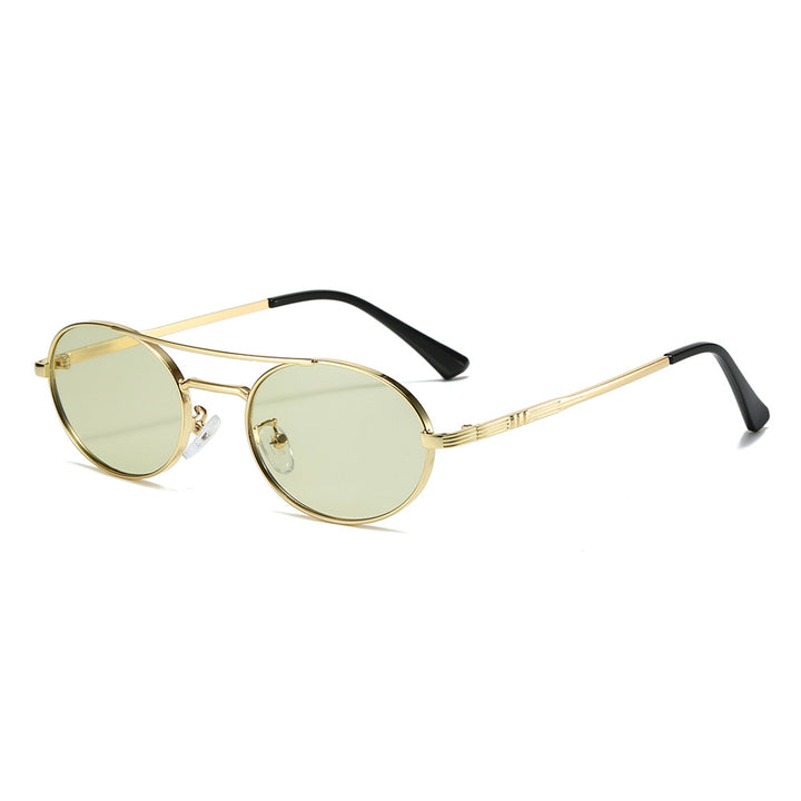 Women's Fashion Oval Sunglasses in Minimalist Design Stornfield