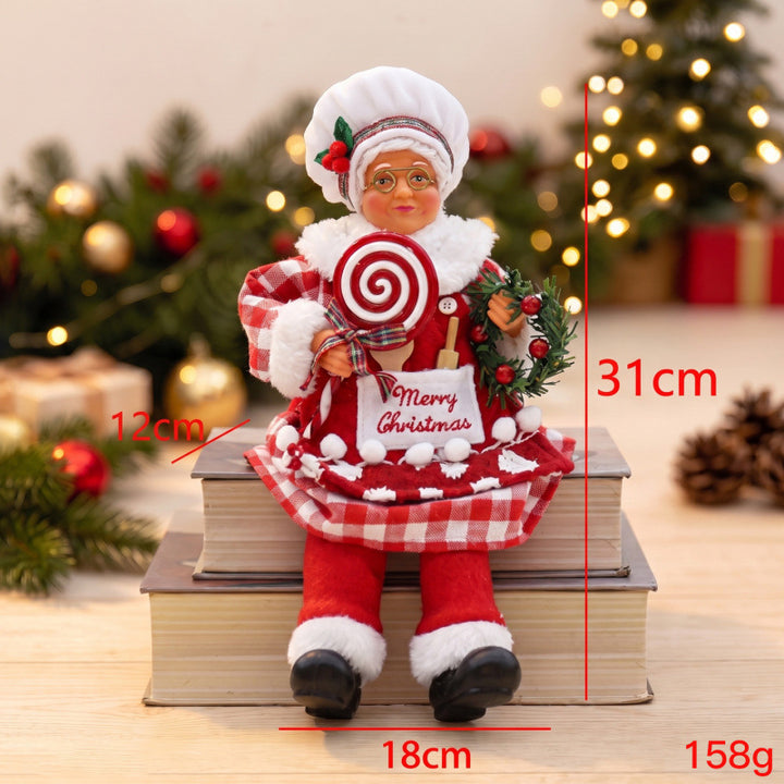 Nostalgic Santa Claus figure with gingerbread cookie mold Stornfield
