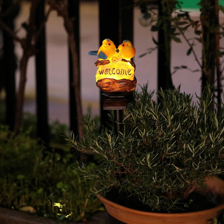 Realistic Solar Bird Garden Stake With Motion Sensor And Weatherproof Design Stornfield