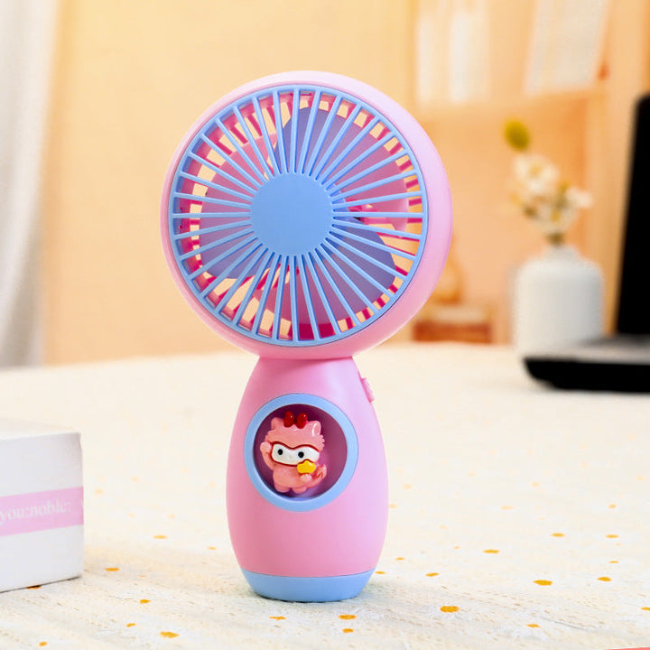 Women Portable Handheld Fan with Creative Animal Design Stornfield