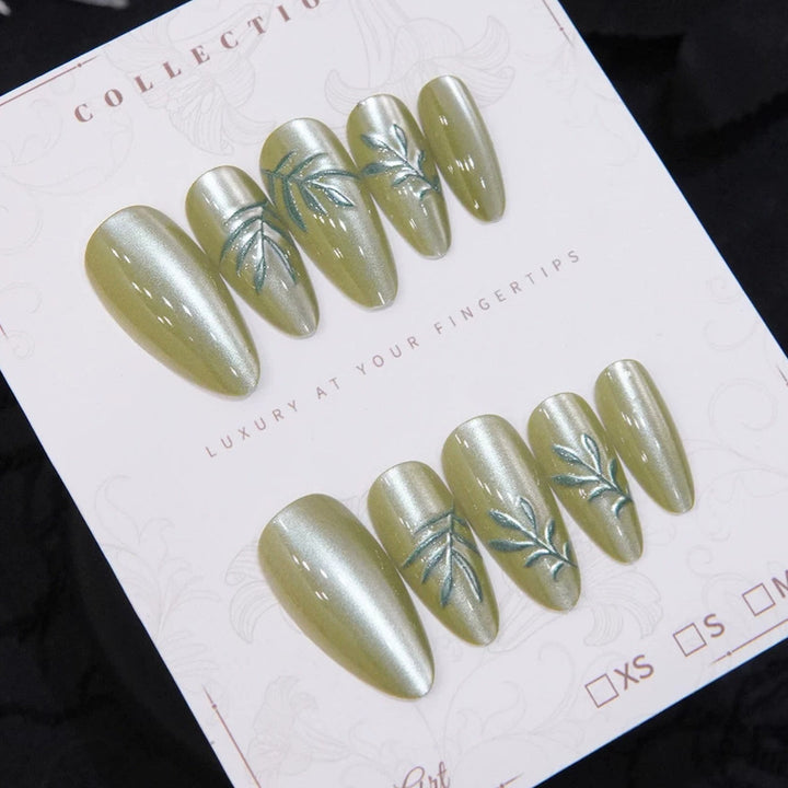Artfully Designed Press-On Nail Set