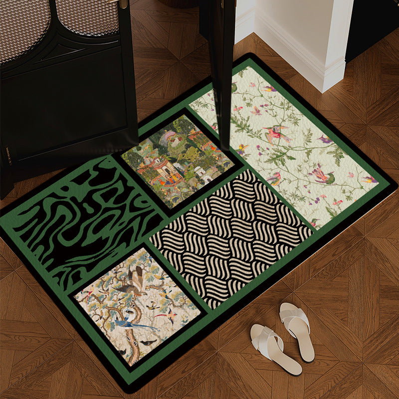 Playful Fruit-Themed Bath Mat Stornfield