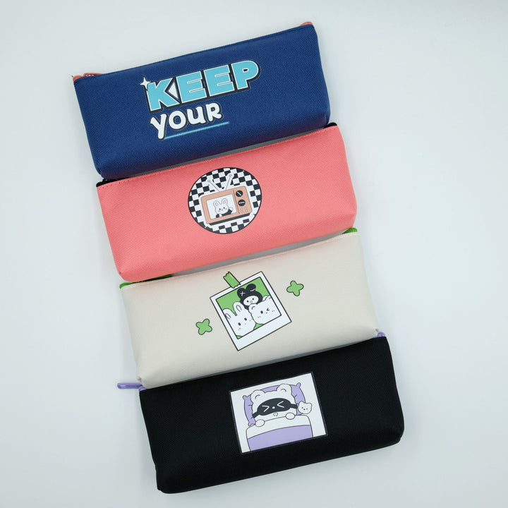 Fun-Themed Zippered Pencil Case