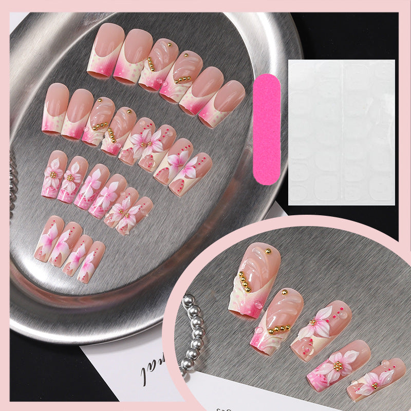 Floral Art Press-On Nail Tips Stornfield