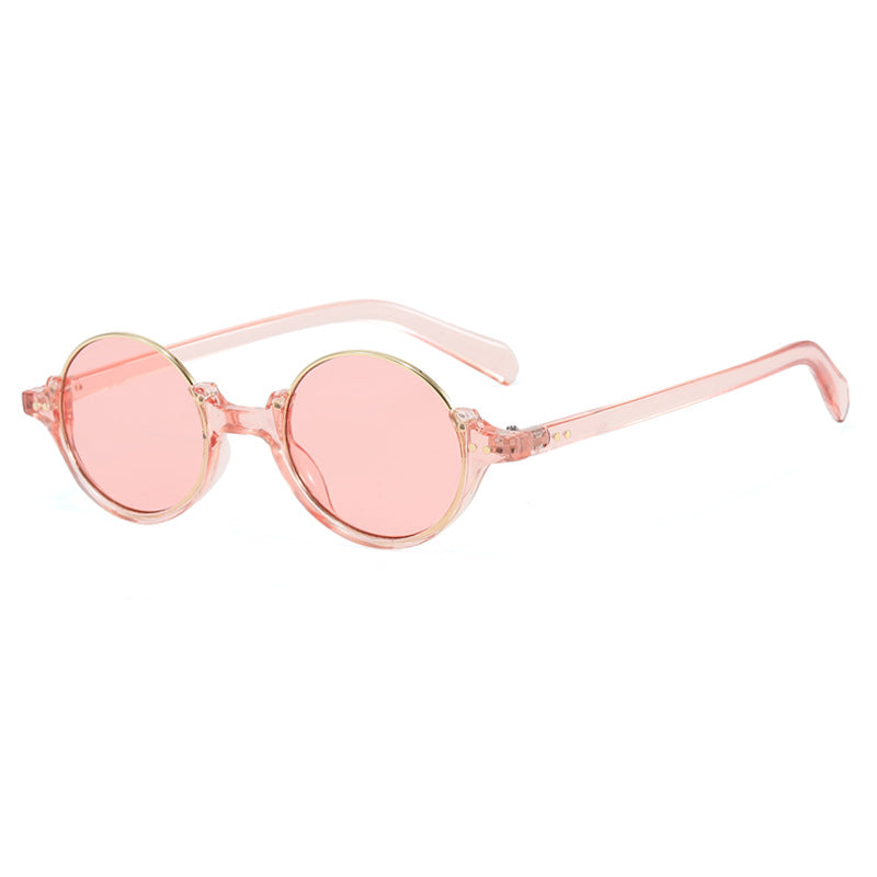 Women's round sunglasses with elegant plastic frame Stornfield