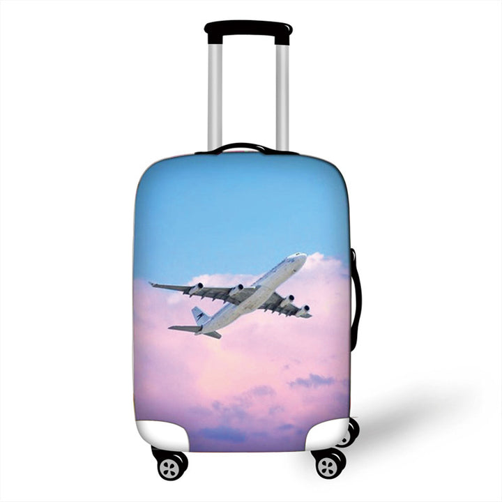 Women's Hard Shell Suitcase with Eye-Catching Airplane Design Stornfield
