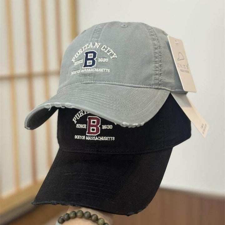 Women's Vintage Distressed Embroidered Baseball Cap Stornfield