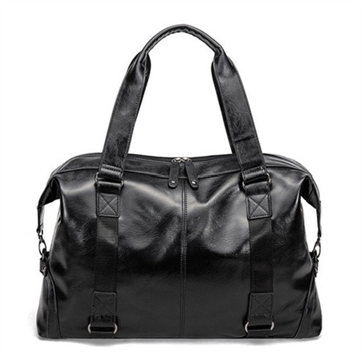 Luxurious Travel Bag Made of High-Quality Leather Stornfield