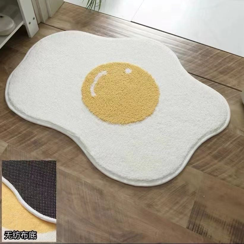 Playful Hamburger-Shaped Mat