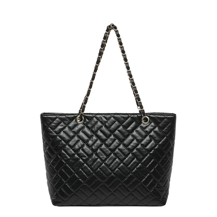 WoQuilted Tote Bag with Chain Handles Stornfield