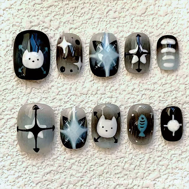Playful Artistic Nail Art Design Set Stornfield