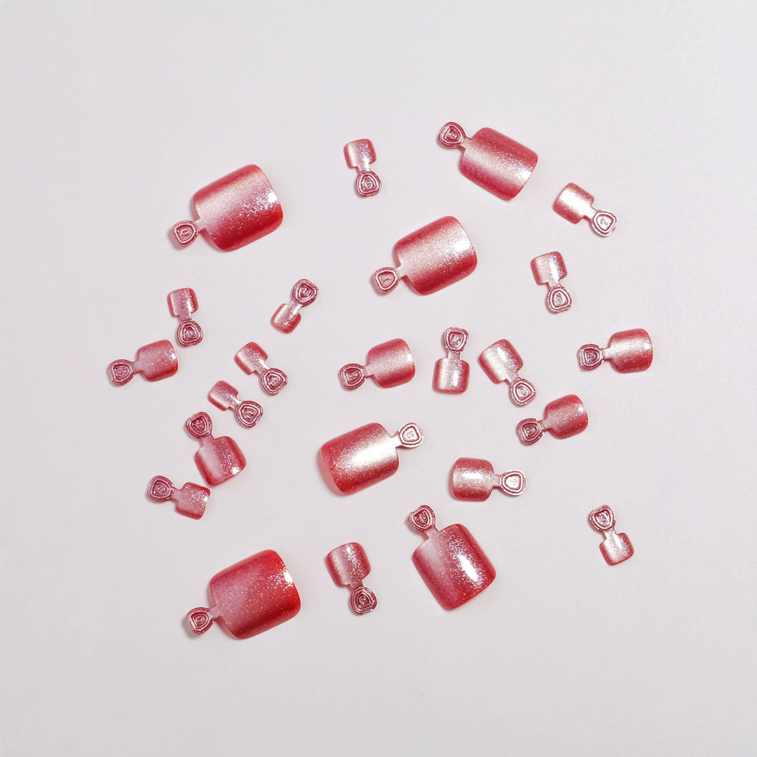 Decorative Glitter Press-On Nail Set Stornfield