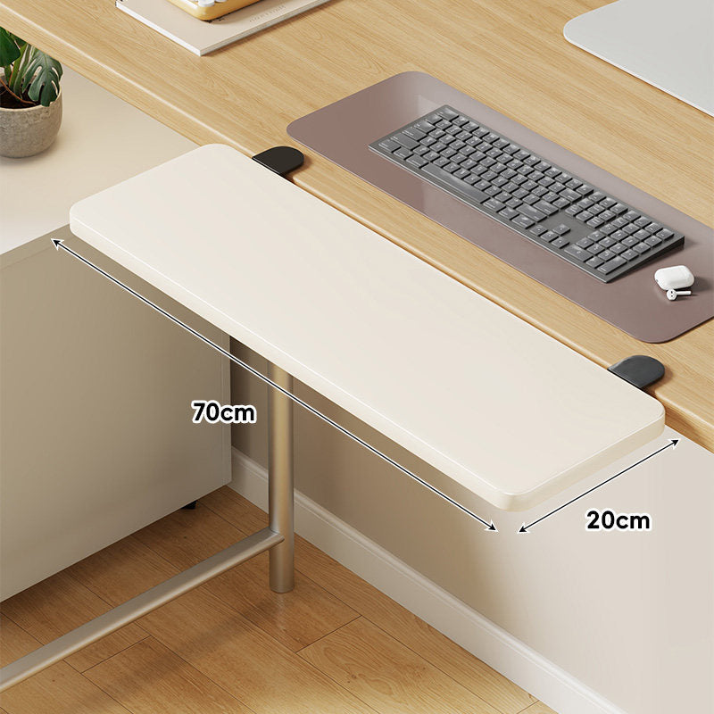 Extra-Wide Low-Profile Under-Desk Slide-Out Keyboard and Mouse Platform