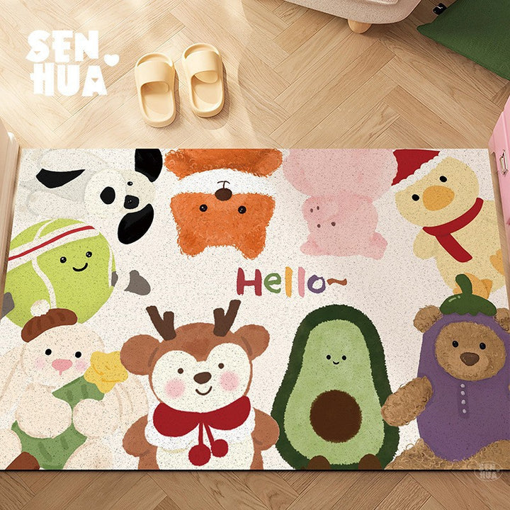 Cozy Cartoon Welcome Mat Stornfield