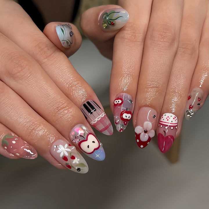 Artificial nails with creative designs and unique patterns Stornfield