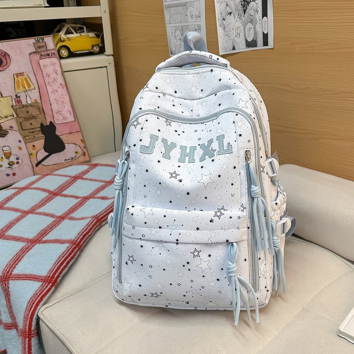 Stylish Star-Printed Backpack Stornfield 1791205378