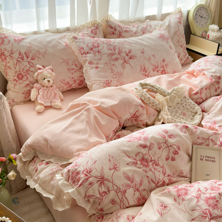Cute Cartoon-Themed Duvet Cover Set