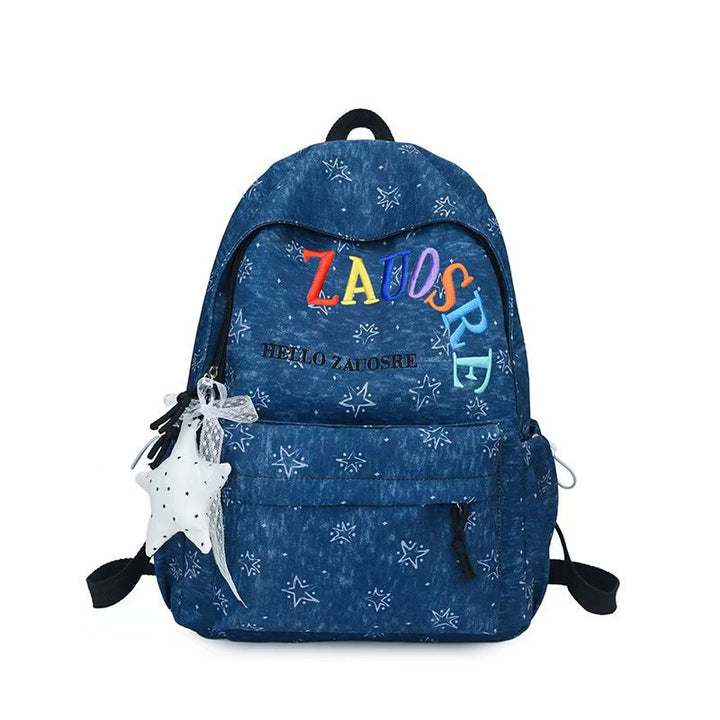 Casual Star-Patterned Backpack Stornfield