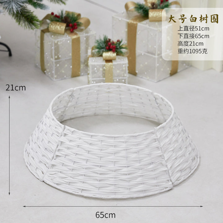 Decorative Woven Christmas Tree Base