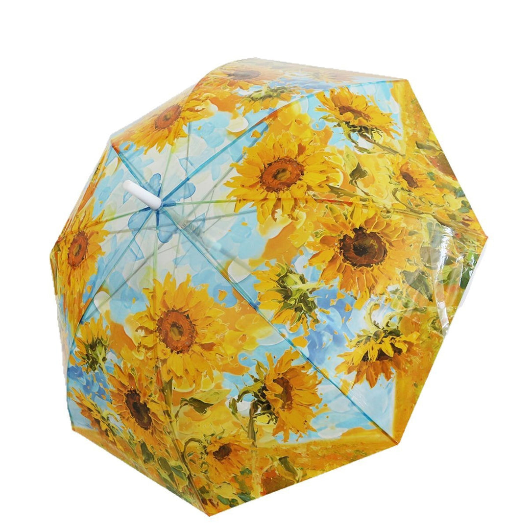Women's collapsible umbrella with playful sunflower design Stornfield