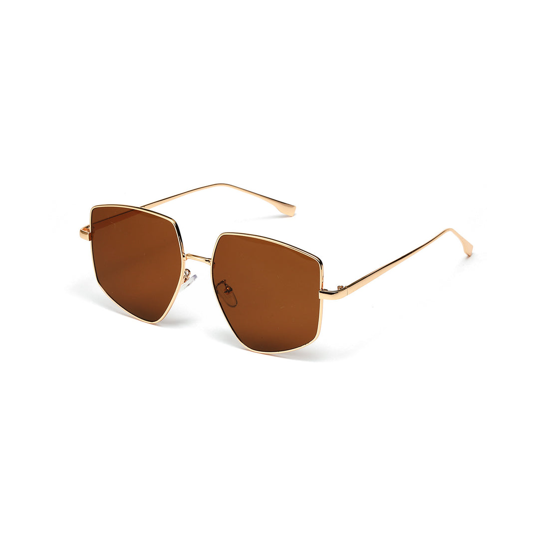 Women's square sunglasses with elegant metal frame Stornfield