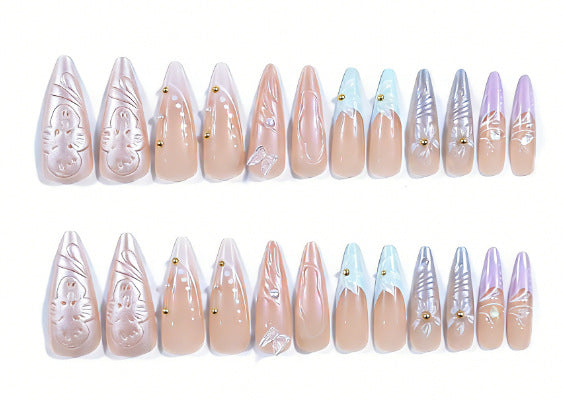 Creative Press-On Nail Art Enhancements Stornfield