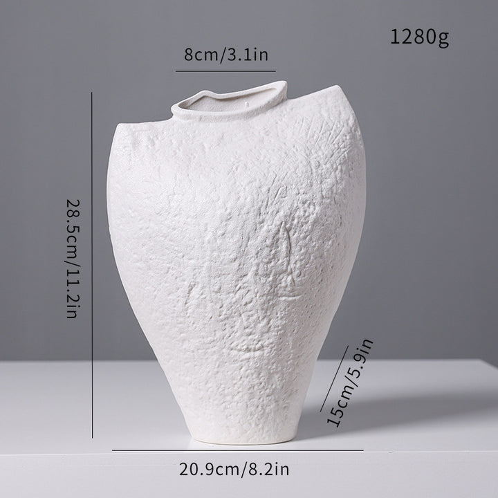 Abstract Shaped Decorative Ceramic Vase