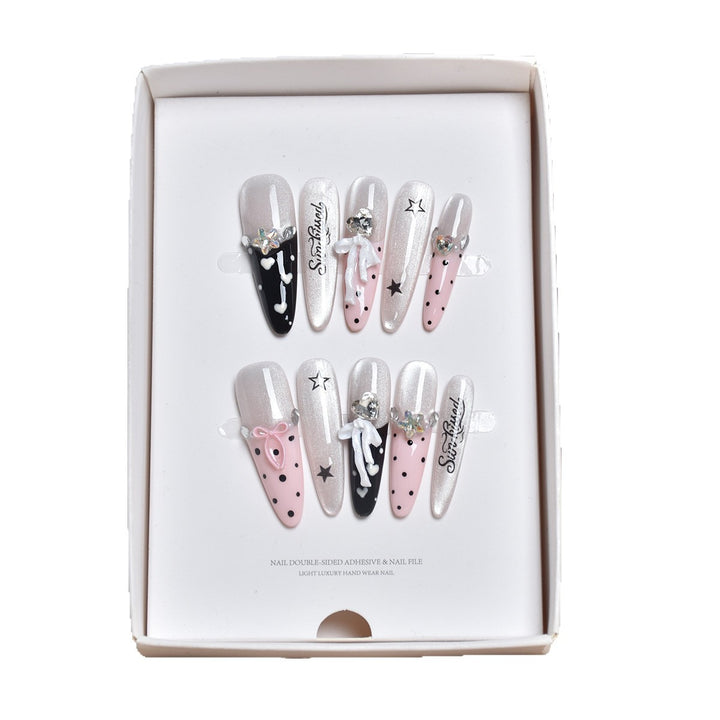 Glamorous Decorative Press-On Nail Art Stornfield
