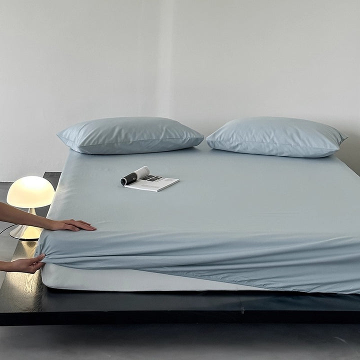 Cooling Bamboo-Blend Deep-Pocket Fitted Sheet and Pillowcase Set
