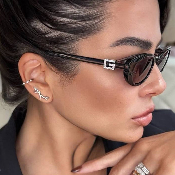 Women Cat-Eye Sunglasses with Stylish Frame and Luxurious Accents Stornfield