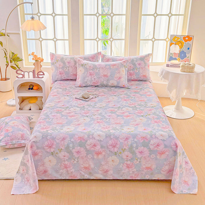 Stylish Plaid Bedspread Set