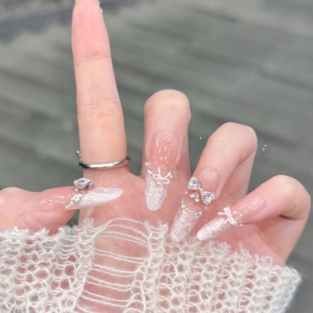 Luxury Decorative Press-On Nail Extensions Stornfield