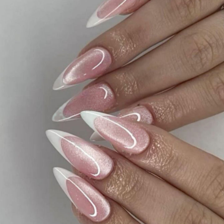 Luxurious Gradient Press-On Nails Stornfield