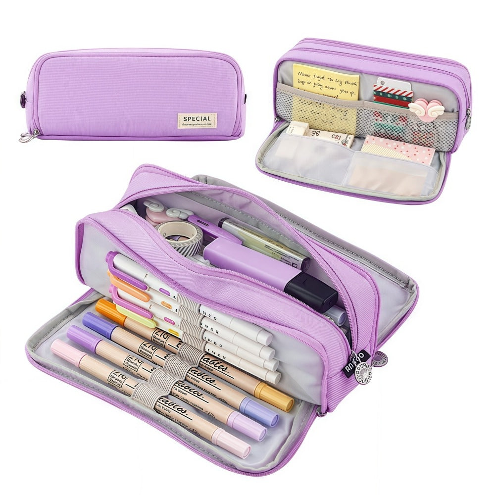 Versatile Multi-Compartment Pencil Case Stornfield