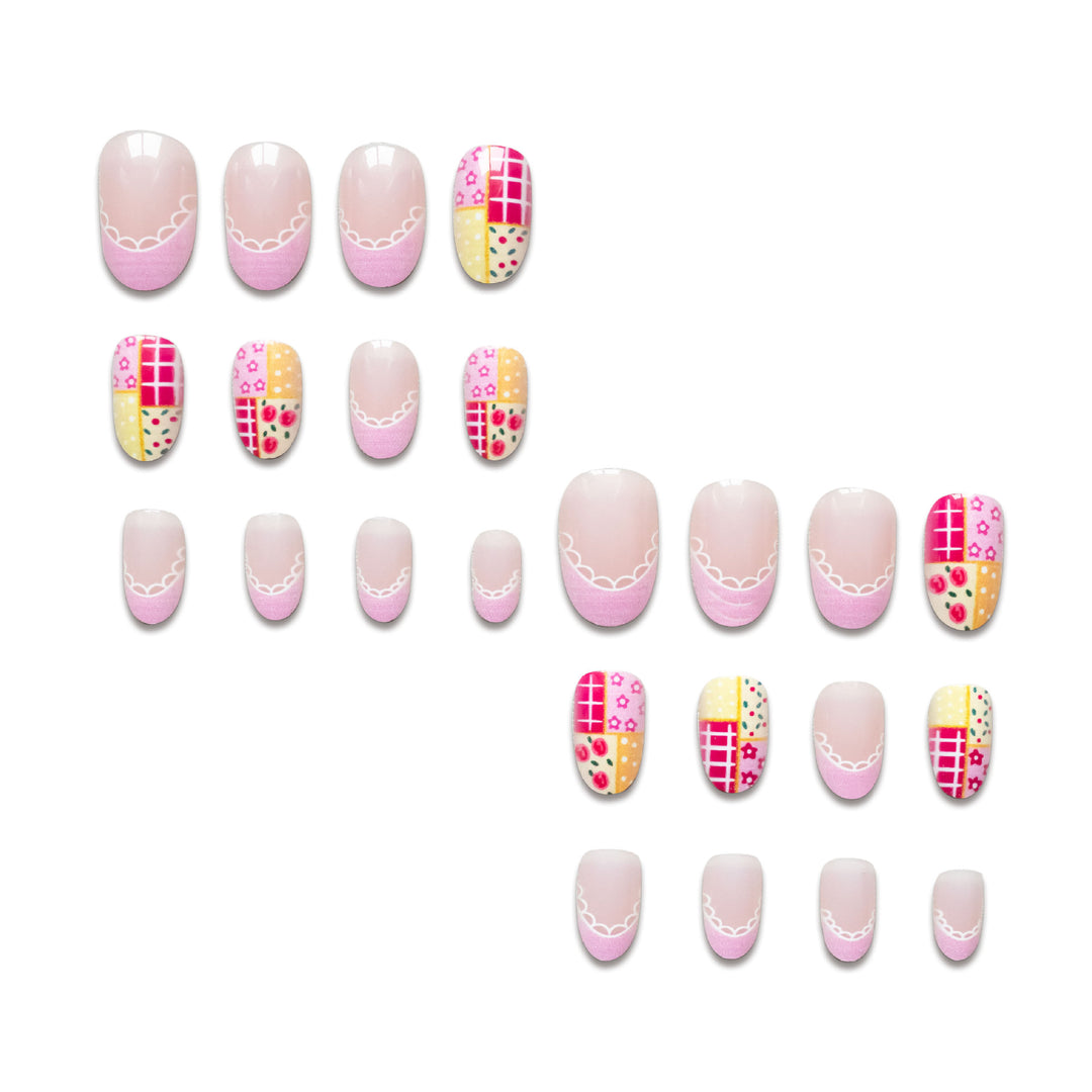Artistic Patchwork Nail Art Kit