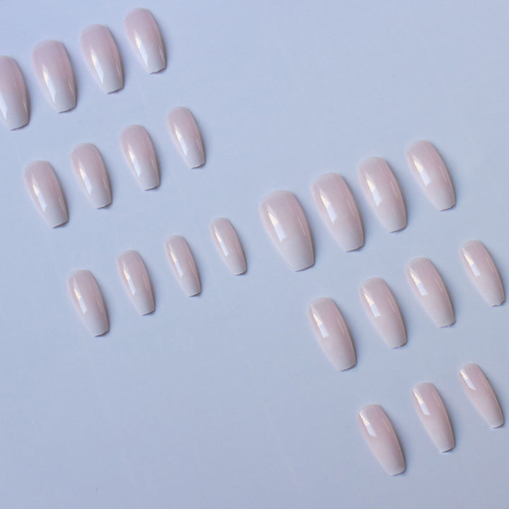 Elegant Faux Almond Shape Press-On Nails