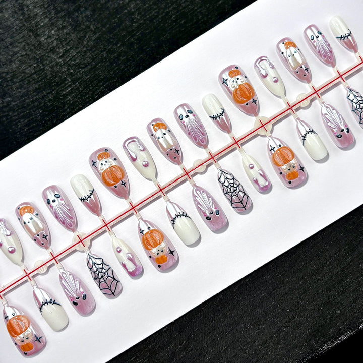 Artistic Fun-Themed Press-On Nail Set