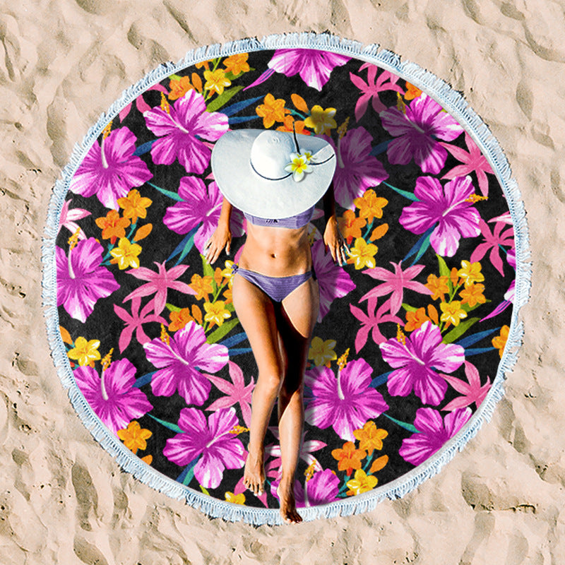 Rundstrand towel with unique sunset design Stornfield