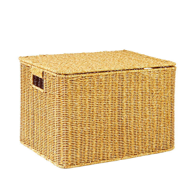 Handwoven Wicker Storage Chest Stornfield