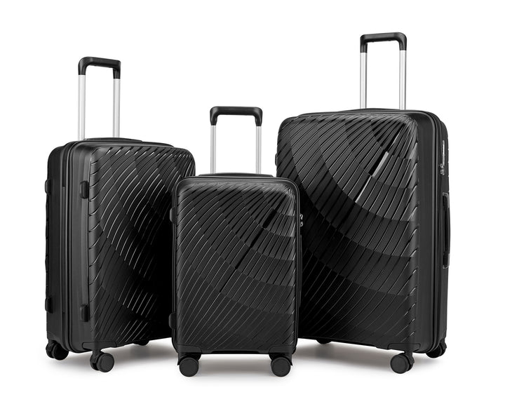 Unisex Premium Textured Hard Shell Luggage Set Stornfield