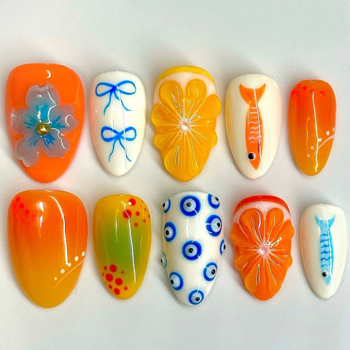 Thematic Artisan Press-On Nail Set Stornfield
