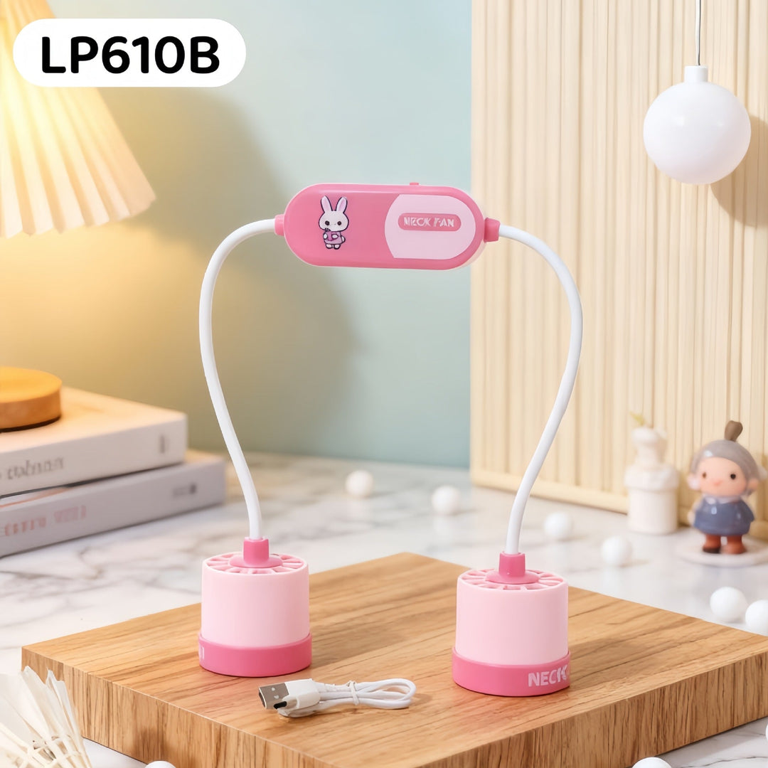 Ladies Portable Neck Fan with Flexible Adjustment Stornfield
